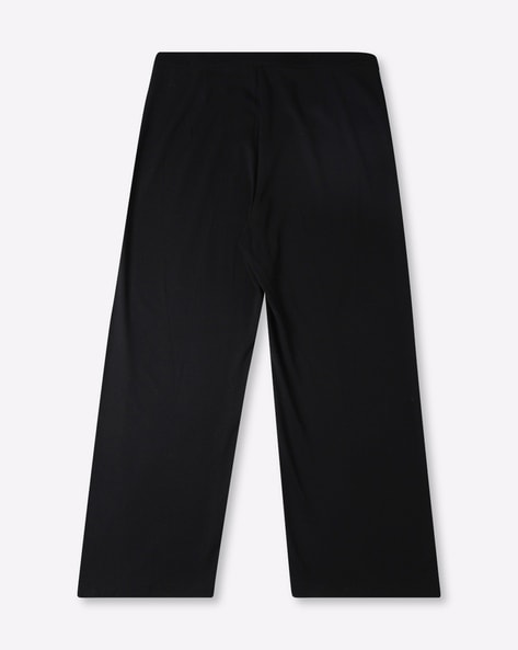 Core Lady stretch-cotton jersey trousers | EMPORIO ARMANI Woman