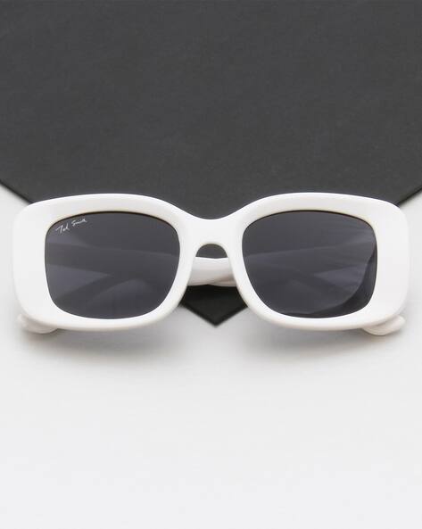 Ted Smith TS-1218S-WHT UV-Protected Wayfarers