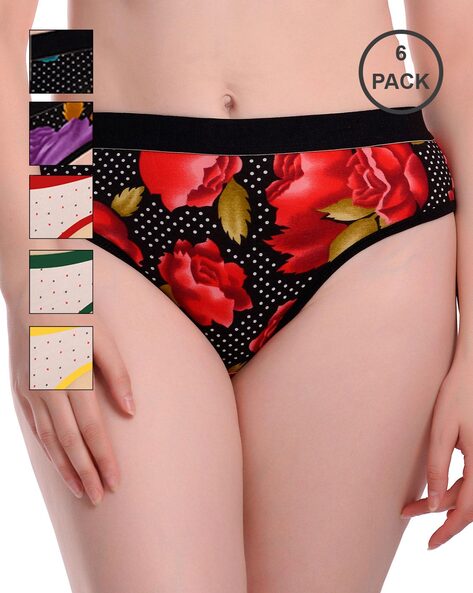 Buy Multicoloured Panties for Women by Arousy Online