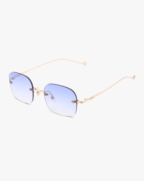 Buy Ray Ban Men Rimless Polarised & Mirrored Rectangle Sunglasses  0RB4255601/5J60 - Sunglasses for Men 4118108 | Myntra