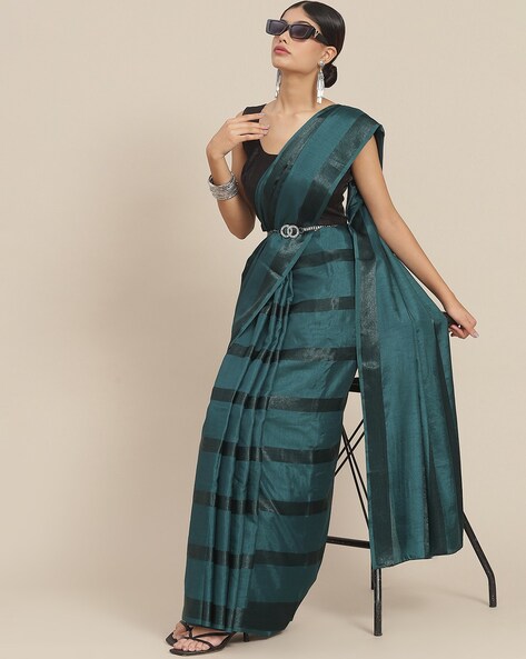 Ishin Striped Woven Saree