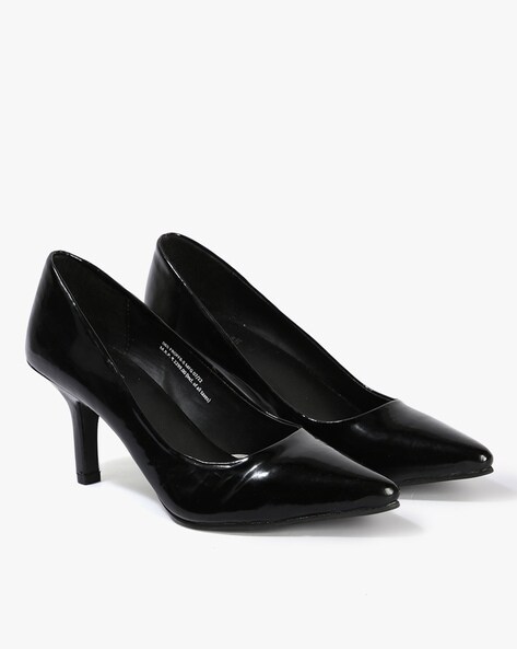 Buy Black Heeled Shoes for Women by T.ELEVEN Online