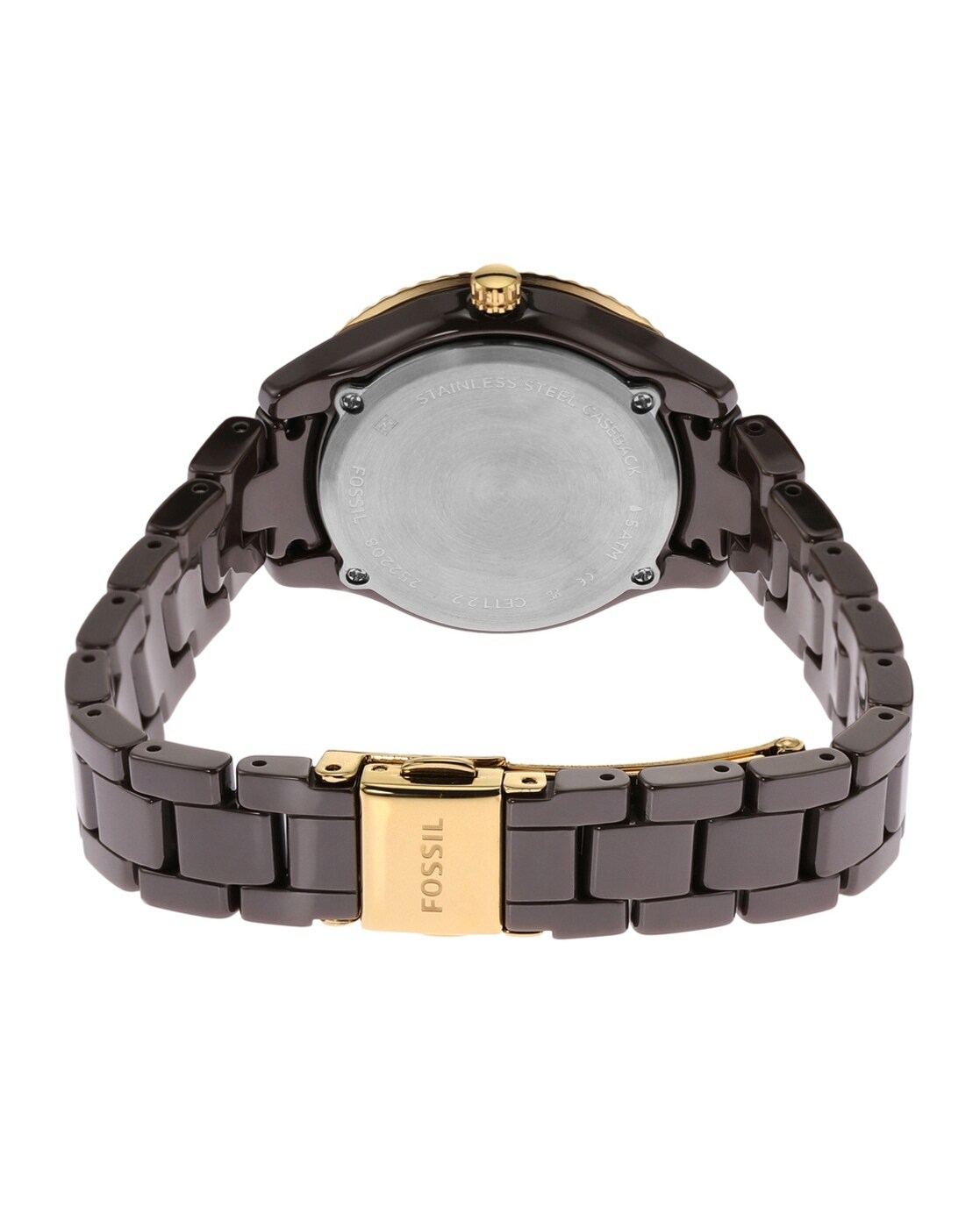 Fossil leopard print online watch