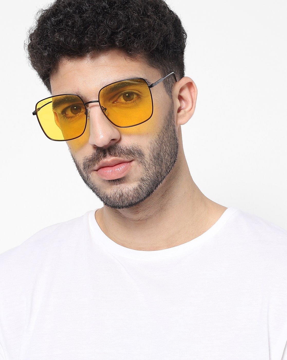 Stylish Aviator Yellow Candy Sunglasses For Men And Women -FunkyTradit –  FunkyTradition