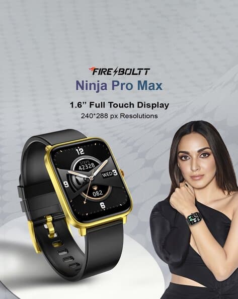 Fire boltt smart watch ninja pro max bsw026 Clearance