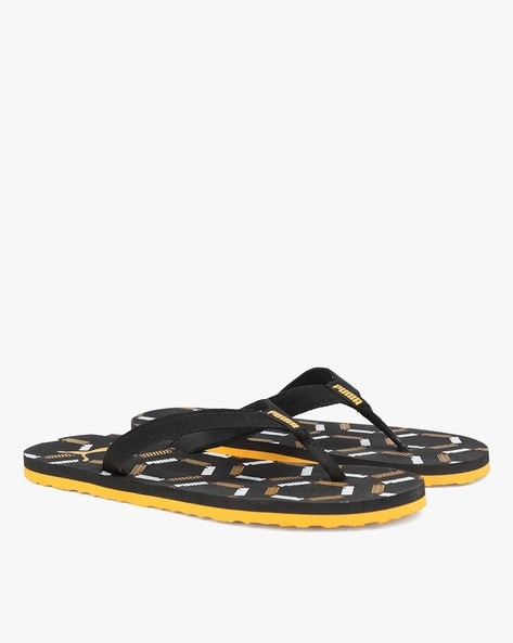 Printed Thong Strap Comfy Sandals