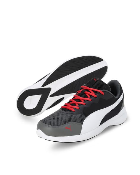 Logo Print Lace-Up Sneakers