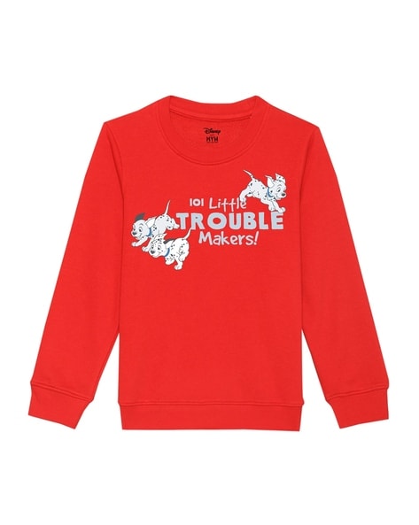 Red on sale disney sweatshirts