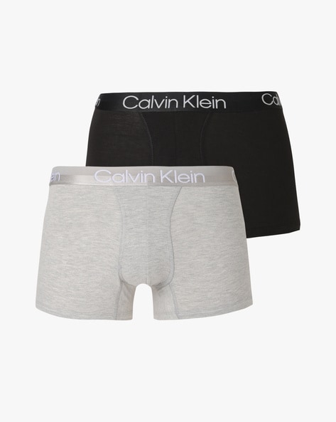 Buy Grey & Black Trunks for Men by Calvin Klein Underwear Online