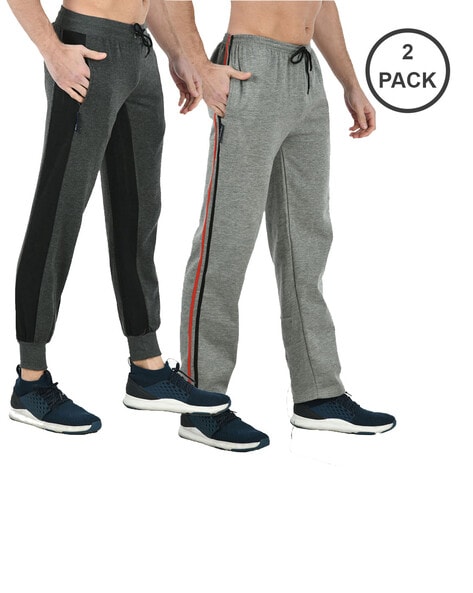 Buy Grey Melange Track Pants for Women by AJIO Online | Ajio.com