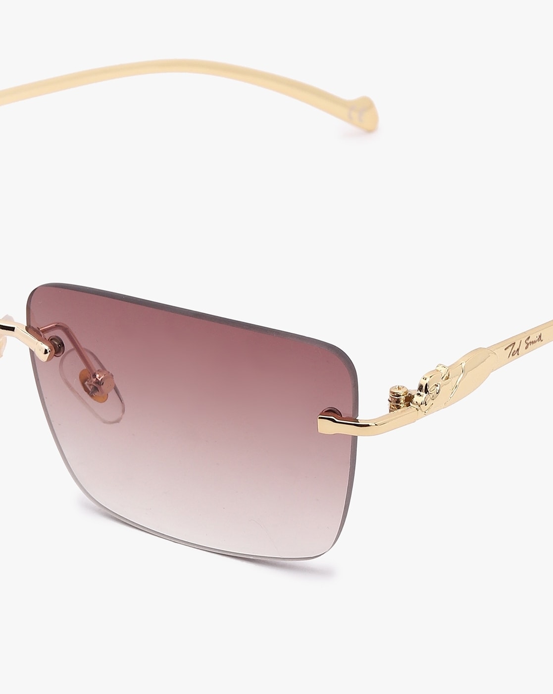 Buy Hycredi Rimless Rectangle Sunglasses Men Women Retro Frameless Square  Shade Y2k Sun Glasses Tinted Eyewear, 2pack(gray+brown), Medium at Amazon.in