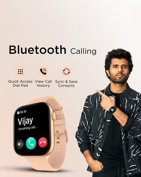 Fire Boltt Ring 3 Smart Watch Bluetooth Calling (Black)