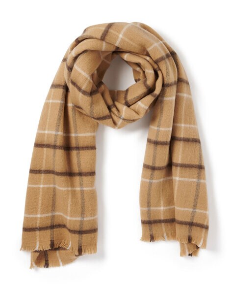 Checked Woven Scarf Price in India