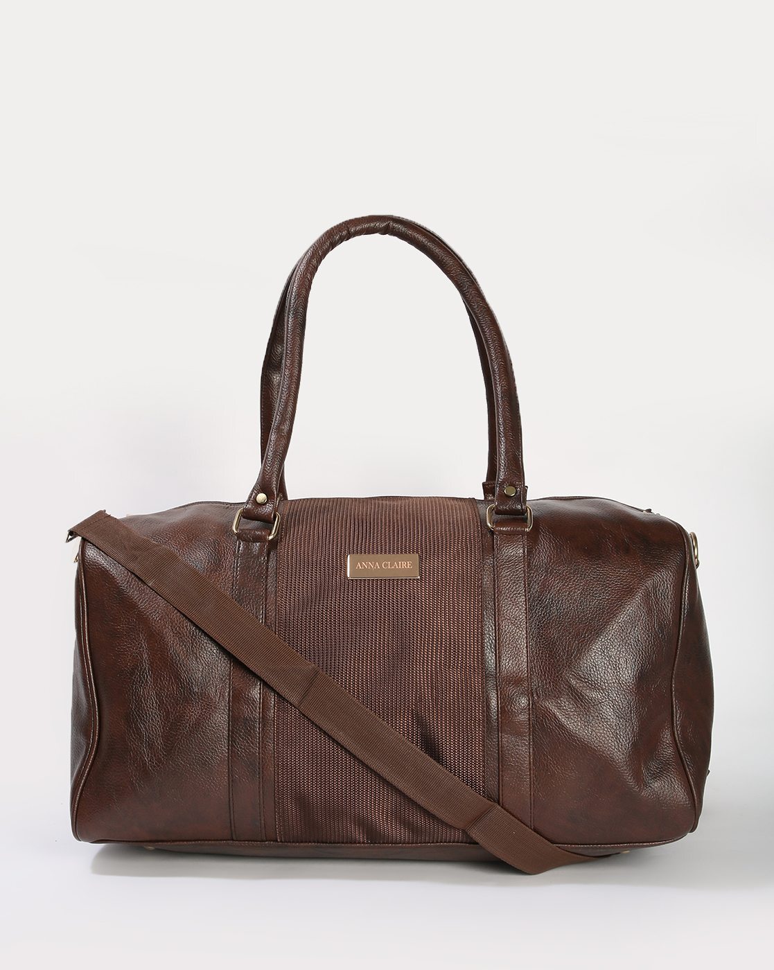 Buy Brown Travel Bags for Men by Leather World Online | Ajio.com