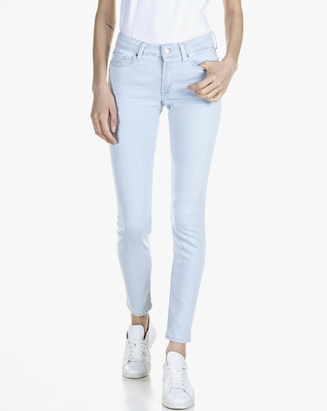 Mid Rise Ankle Skinny in Sloane Vintage | 7 For All Mankind