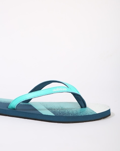 Adidas outlet slippers turquoise