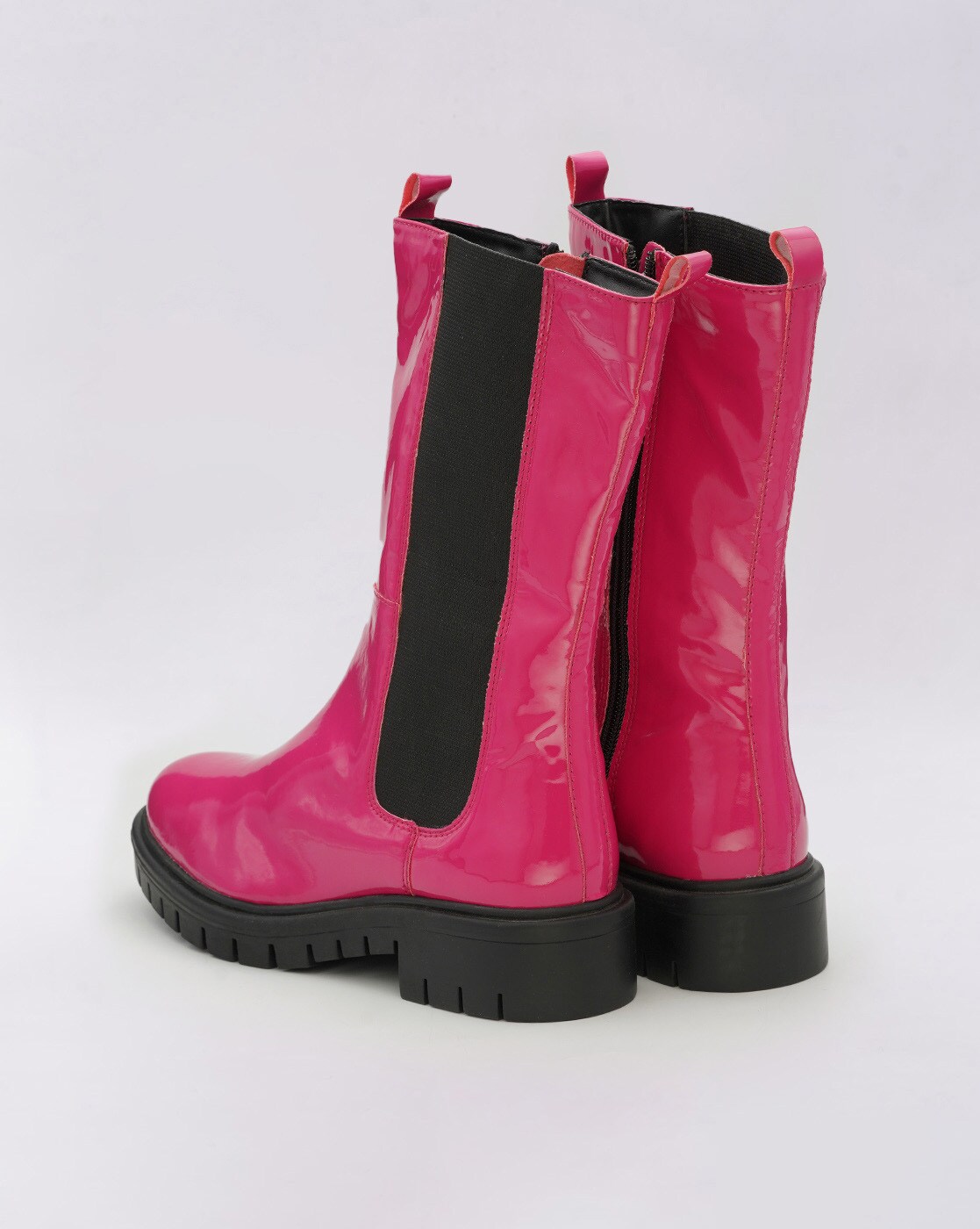 Buy Pink Boots for Women by ADORLY Online Ajio