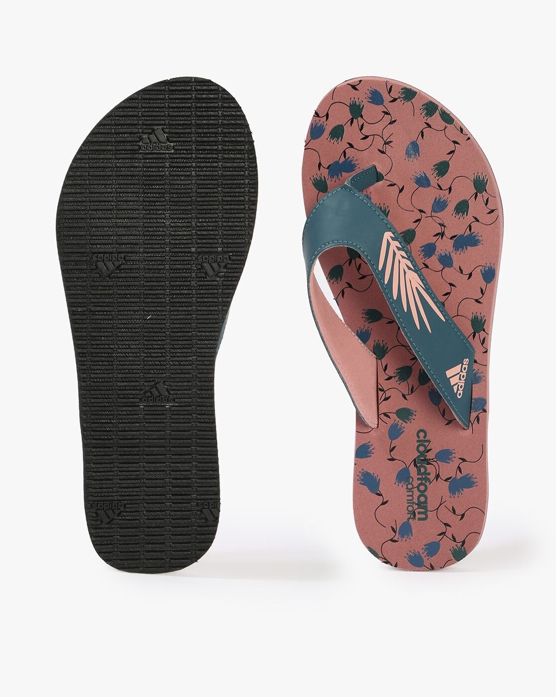 Adidas cloudfoam flip sales flops