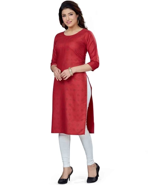 Maroon colour clearance kurtis