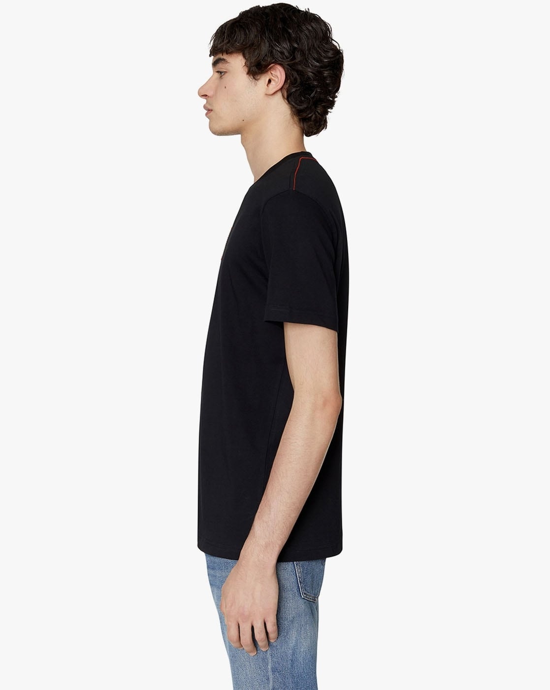 Buy DIESEL T-DIEGOR-E15 Slim Fit T-Shirt, Black Color Men