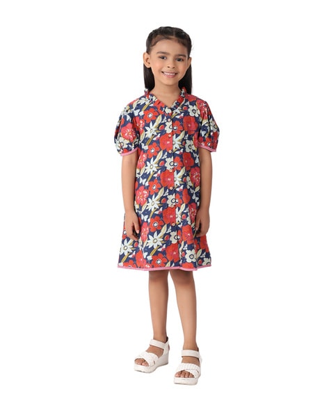 Buy Multicoloured Dresses Frocks for Girls by Fabindia Online Ajio