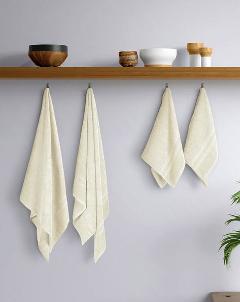 Home Expressions USA Set of 4 350 GSM Cotton Towels