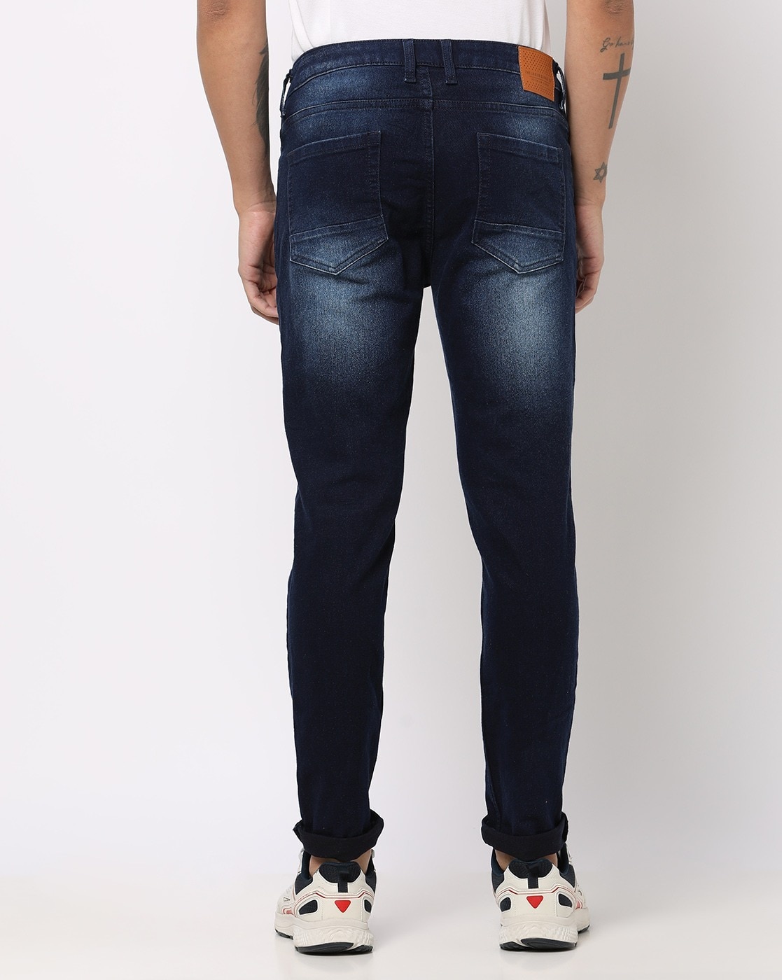 Buy Light Blue Power Stretch Slim Fit Jeans Online In India