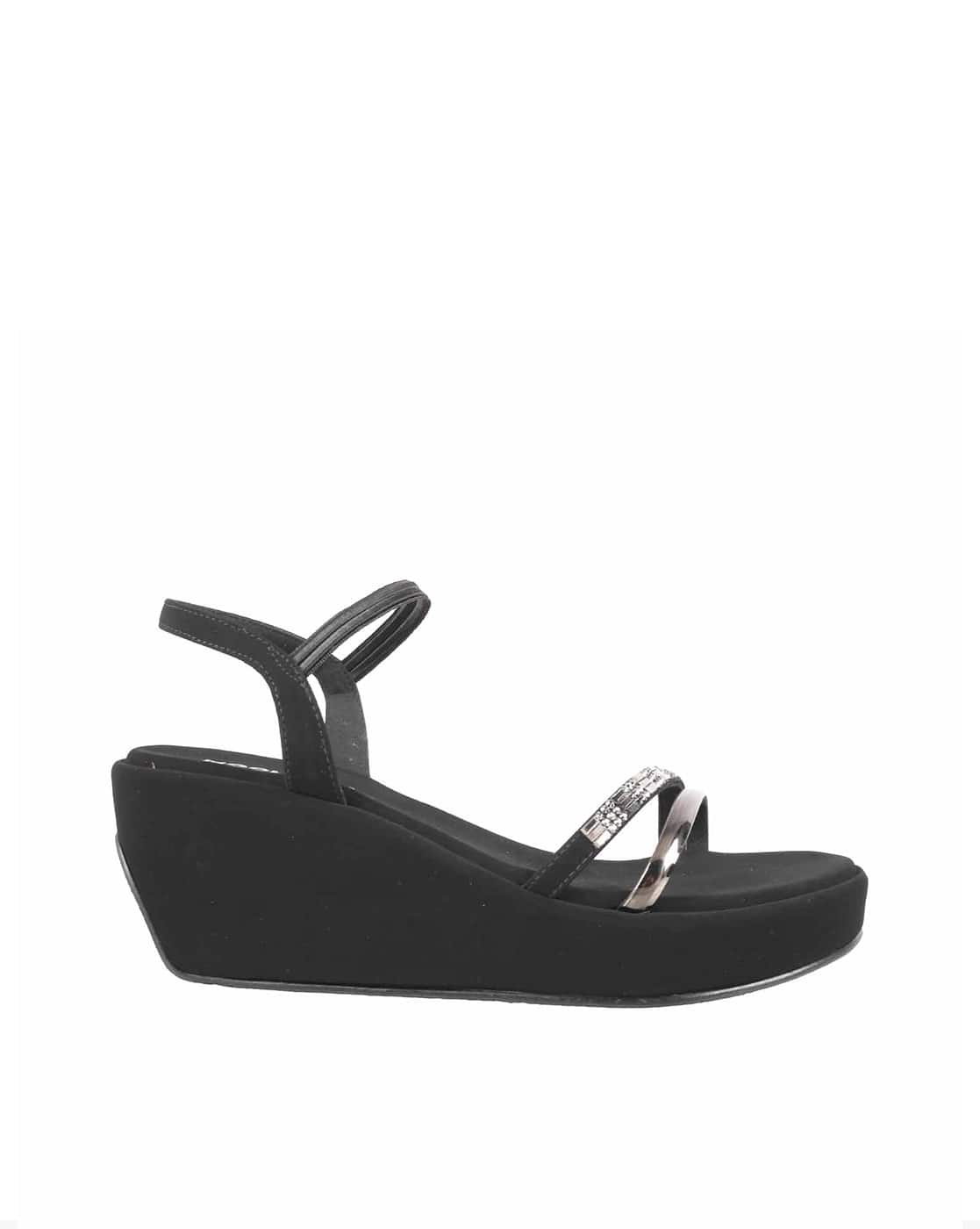 Buy Black Heeled Sandals for Women by Mochi Online | Ajio.com