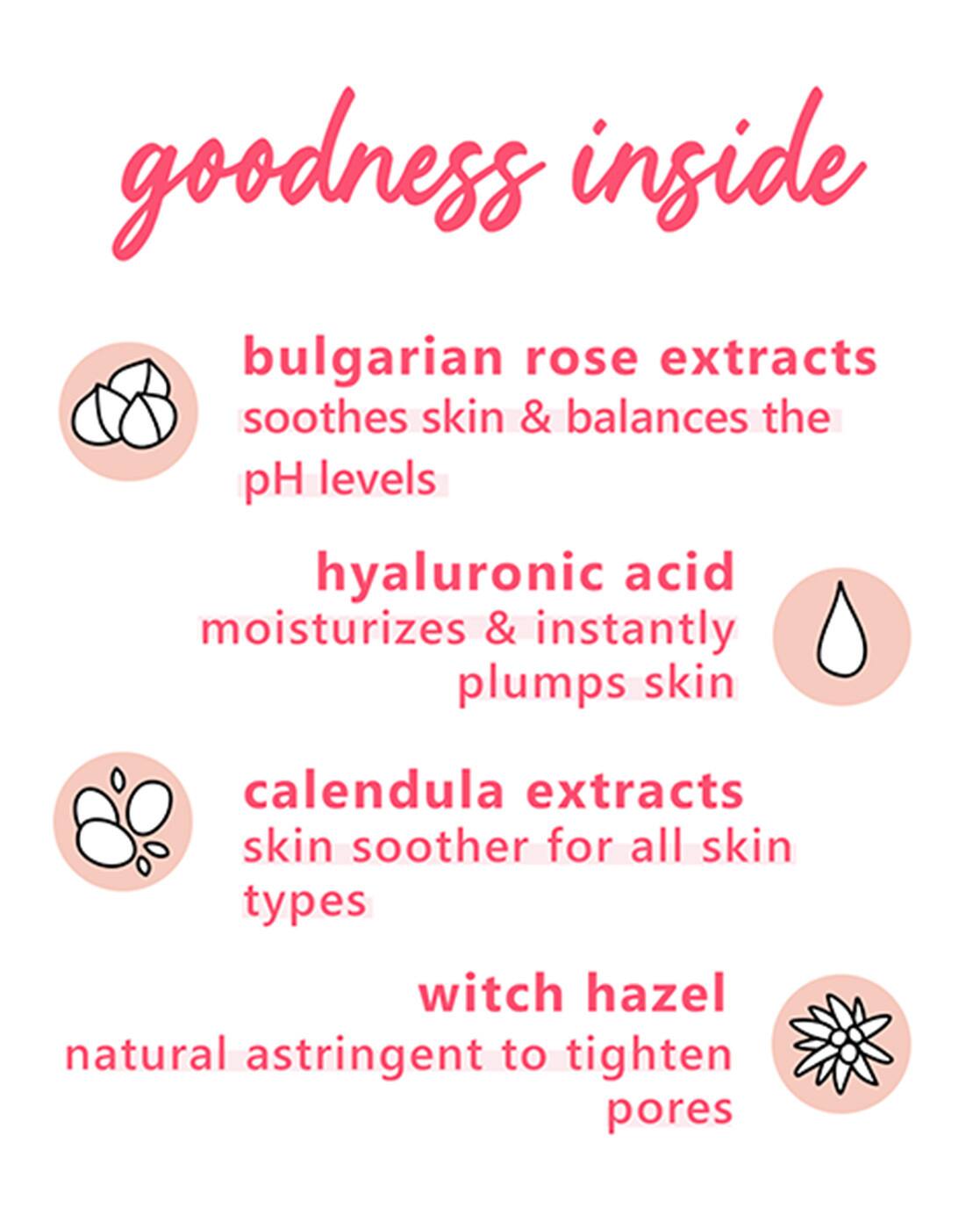 Bulgarian Valley Rose Water Alcohol-Free Toner Hyaluronic Acid Hydrates And Refreshes