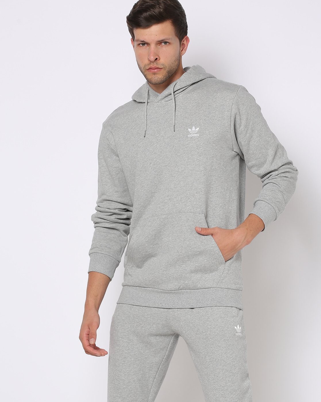 mus Afvise økologisk Buy Grey Sweatshirt & Hoodies for Men by Adidas Originals Online | Ajio.com