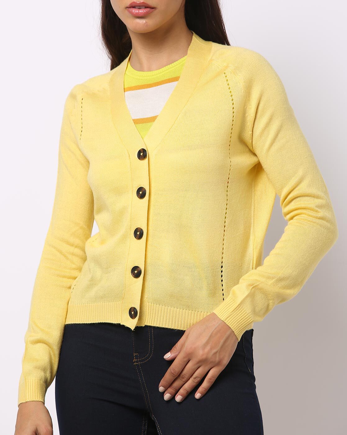 Buy Yellow Sweaters & Cardigans for Women by JDY BY ONLY Online