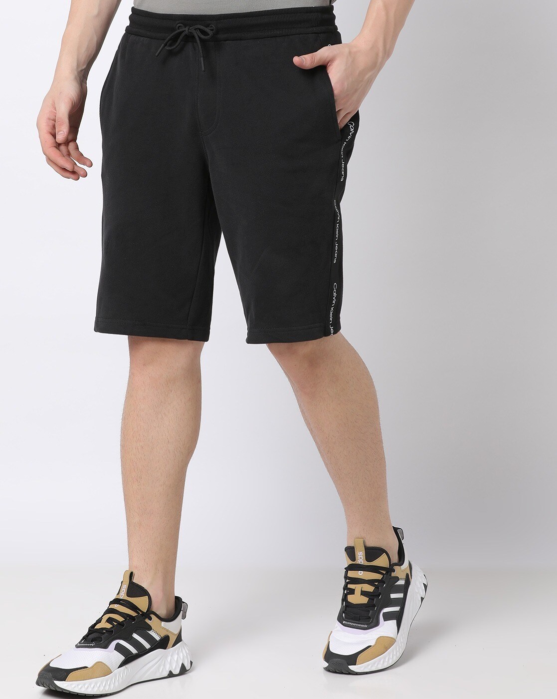 channel drop constantly Buy Black Shorts & 3/4ths for Men by Calvin Klein Jeans Online | Ajio.com