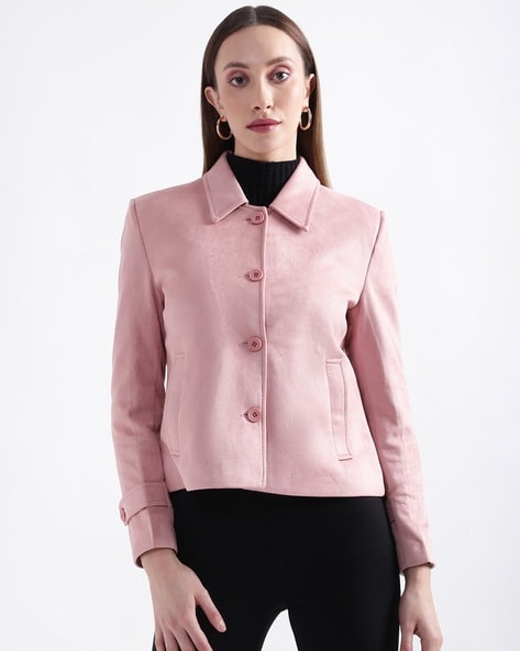 Buy Pink Tier Dress with Jacket Online in India