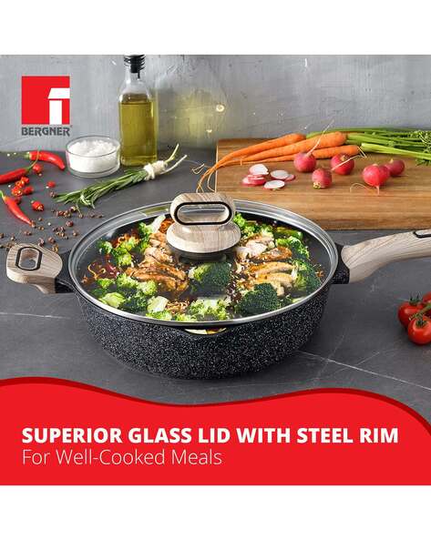 Deep Frying Pan - Deep Frying Pan - 33cm Non-Stick Frying Pan with