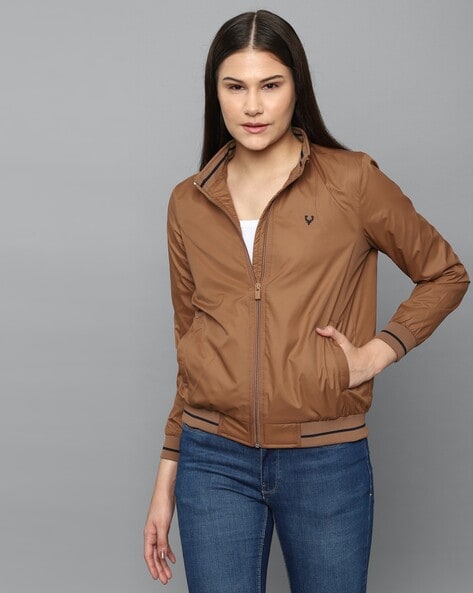 Allen solly jackets leather best sale