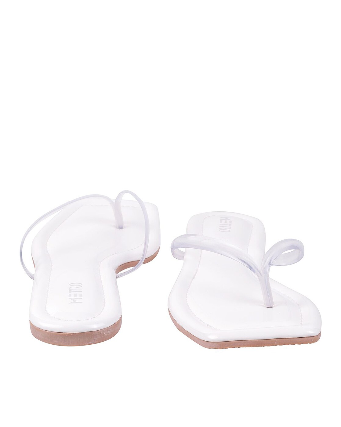 Metro Womens Synthetic White Sandals (Size (5 UK (38 EU)) : Amazon.in: Shoes  & Handbags