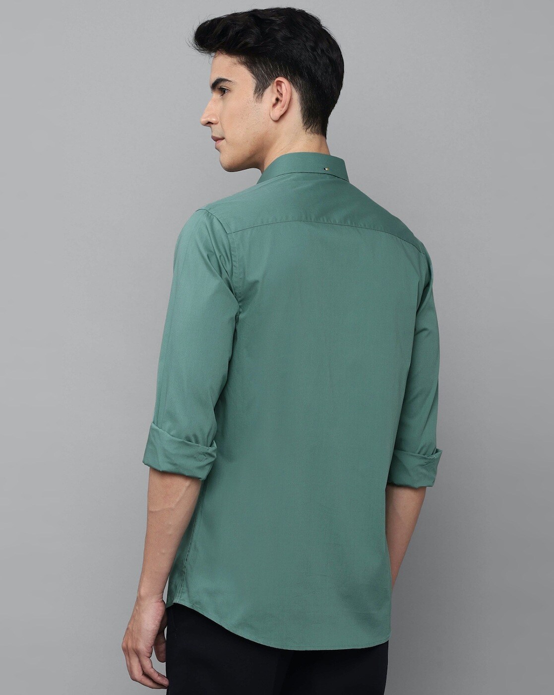 Allen Solly Men's Slim Fit Shirt (ASSFQSPPV12714_Green : :  Clothing & Accessories