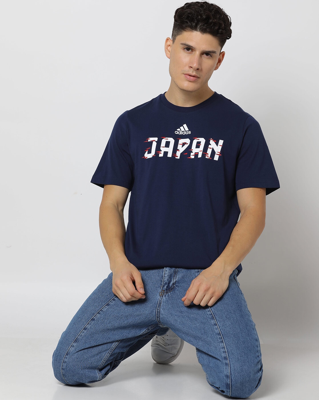 Japan Print Crew-Neck T-Shirt