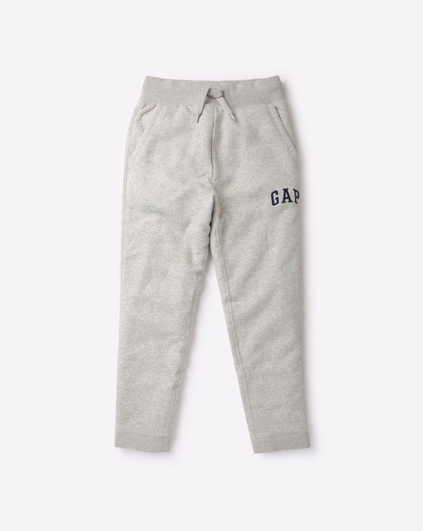 Heathered Relaxed Fit Sherpa-Lined Joggers