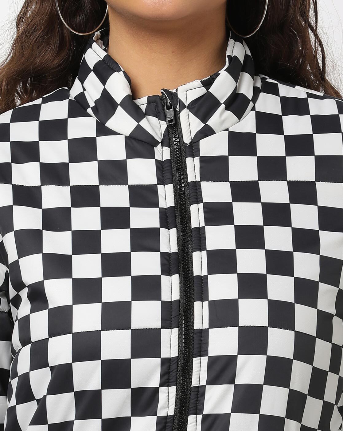 Black Multi-Patterned Checkered Denim Jacket | Jungkook - BTS - Fashion  Chingu