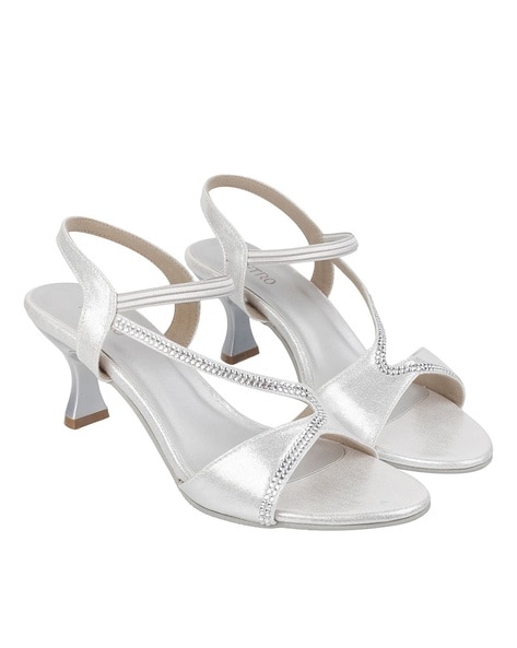 Buy Flat n Heels Sandals For Women ( Silver ) Online at Low Prices in India  - Paytmmall.com