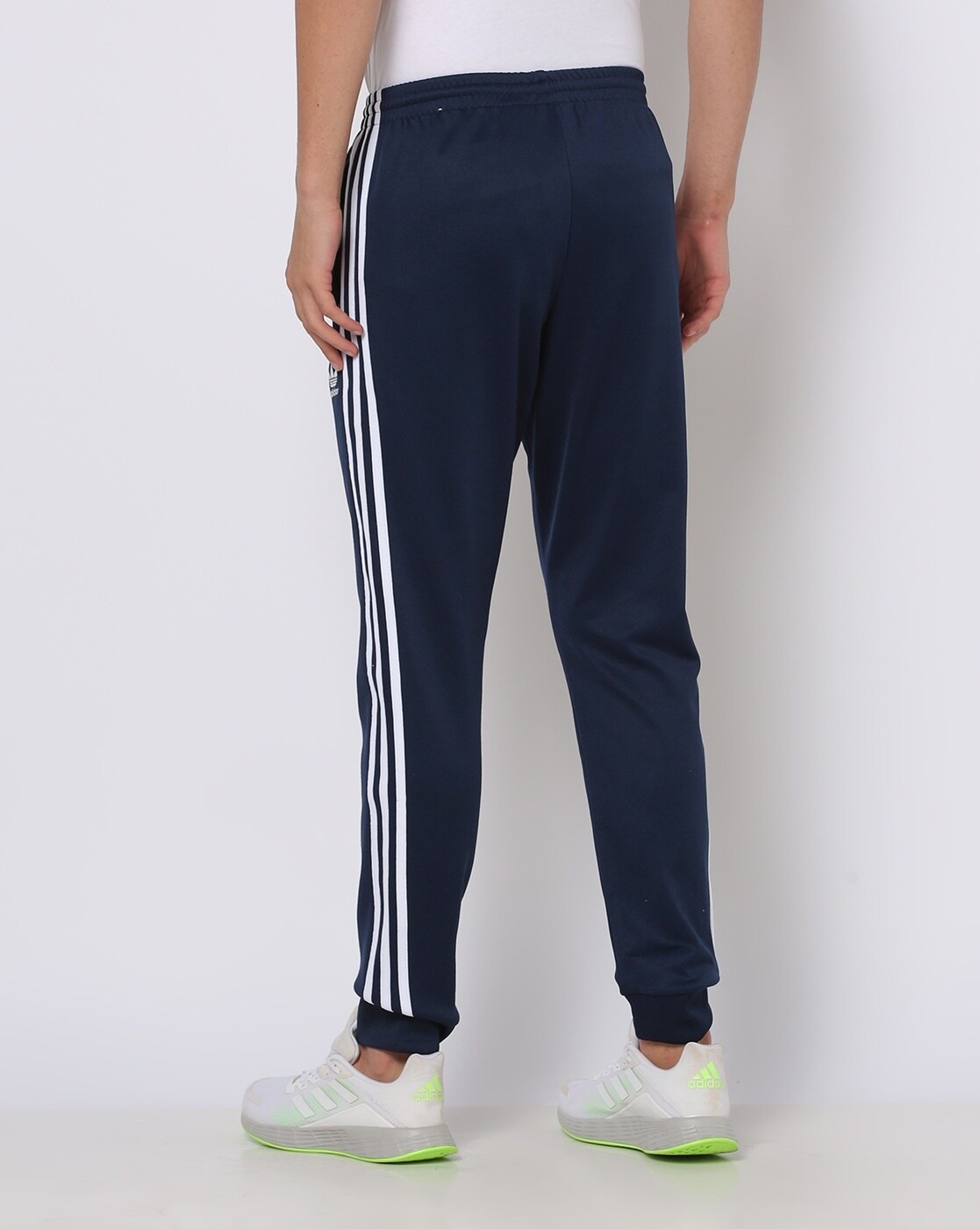 Buy ADIDAS Blue Polyester Regular Fit Mens Casual Track Pants  Shoppers  Stop