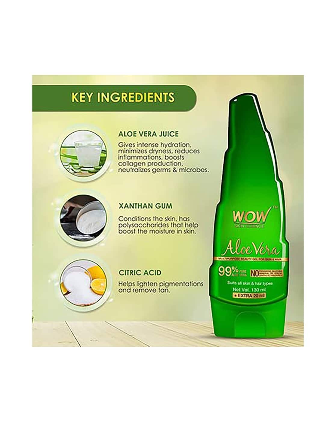 Buy WOW SKIN SCIENCE Aloe Vera Gel Online | Ajio.com