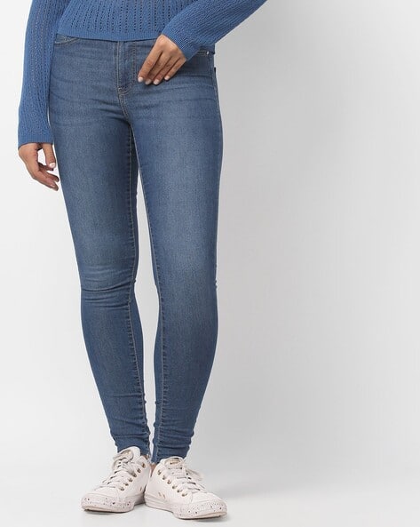 JDY BY ONLY Women Mid-Wash Skinny Fit Jeans