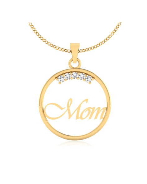 Loving Mom Diamond Necklace in Silver – Dunsten Jewelry