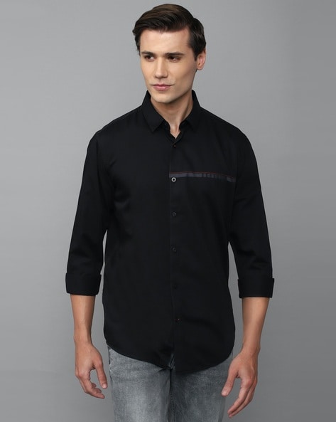 louis philippe black shirt