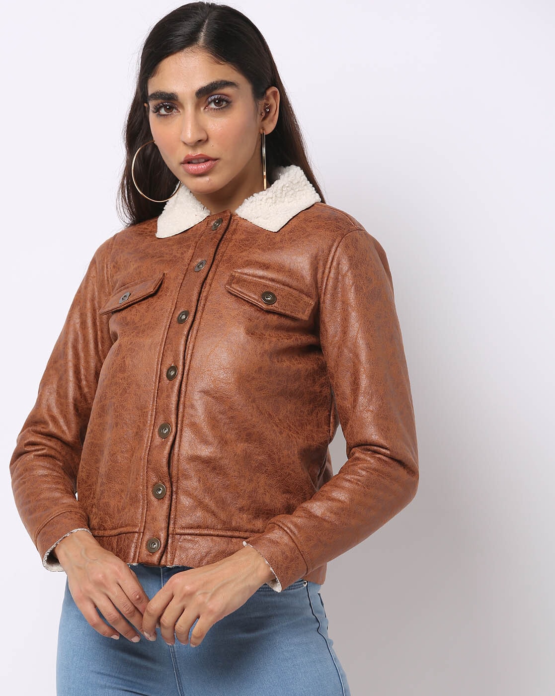 Winter Leather Jackets for Women: Top 8 Winter Leather Jackets for Women:  Stay Chic and Cozy this Season - The Economic Times