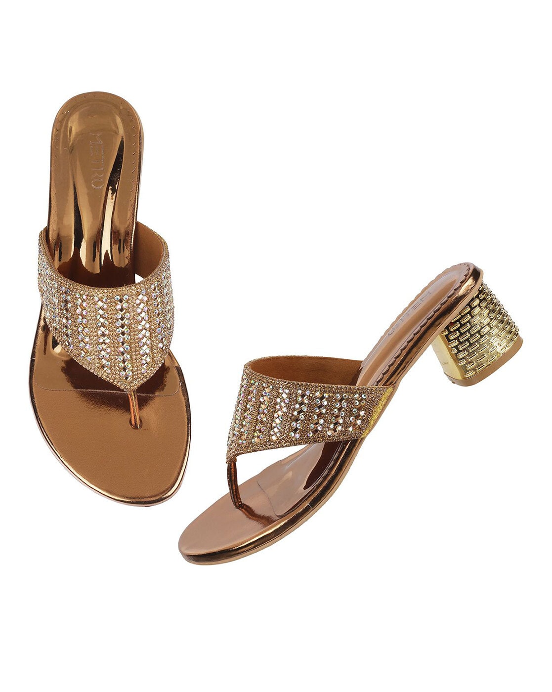 Inc.5 Women's Antique Gold Ethnic Sandals Price in India, Full  Specifications & Offers | DTashion.com