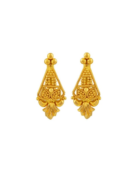 Latest Gold Earrings Designs by Waman Hari Pethe Jewellers || gold jhumka /  stud earrings - YouTube