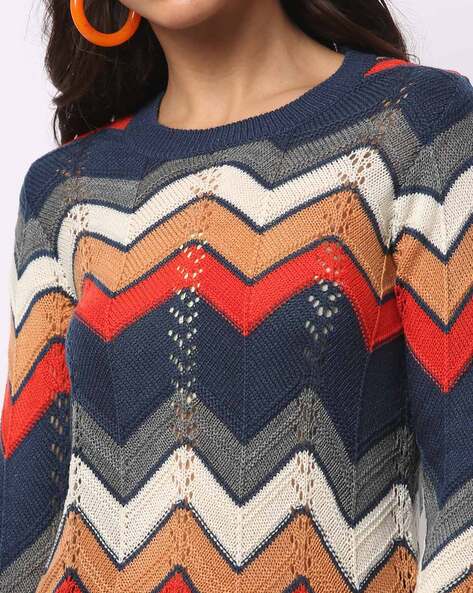 Multicolor Monogram Jacquard Pullover - Ready-to-Wear 1AC3X2